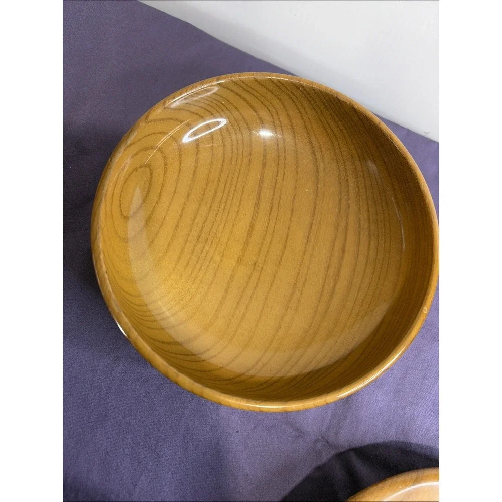 Vintage Oregon Myrtlewood Chalet Lidded Bowl Hand Turned Mid Century Modern
